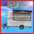 Customized Fast Food Vending Carts Mobile Hot Dog Cart For Sale
